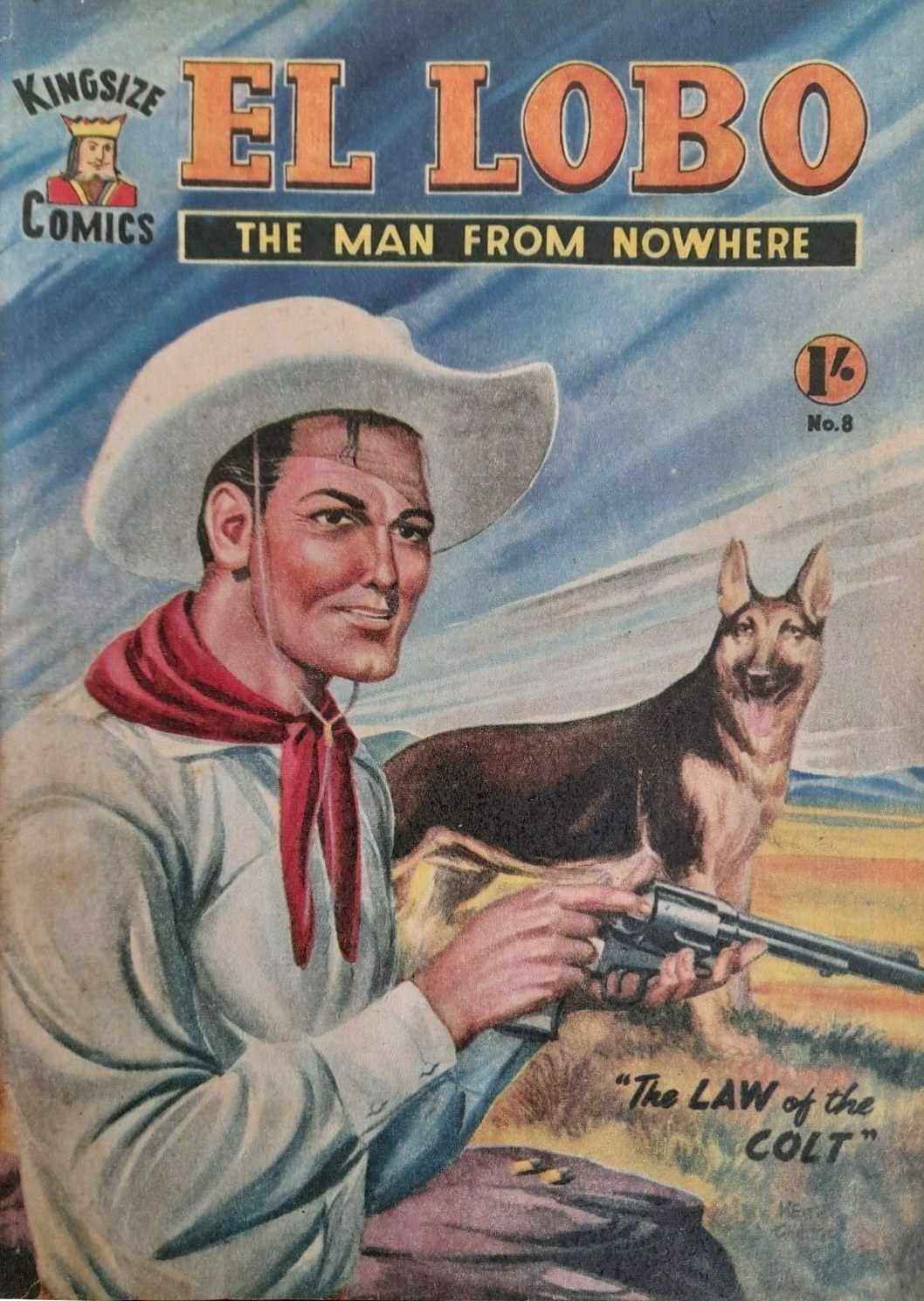 El Lobo the Man from Nowhere (Apache, 1956 series) #8 ([September 1957])
