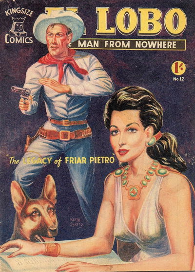 El Lobo the Man from Nowhere (Apache, 1956 series) #12 [February 1958]