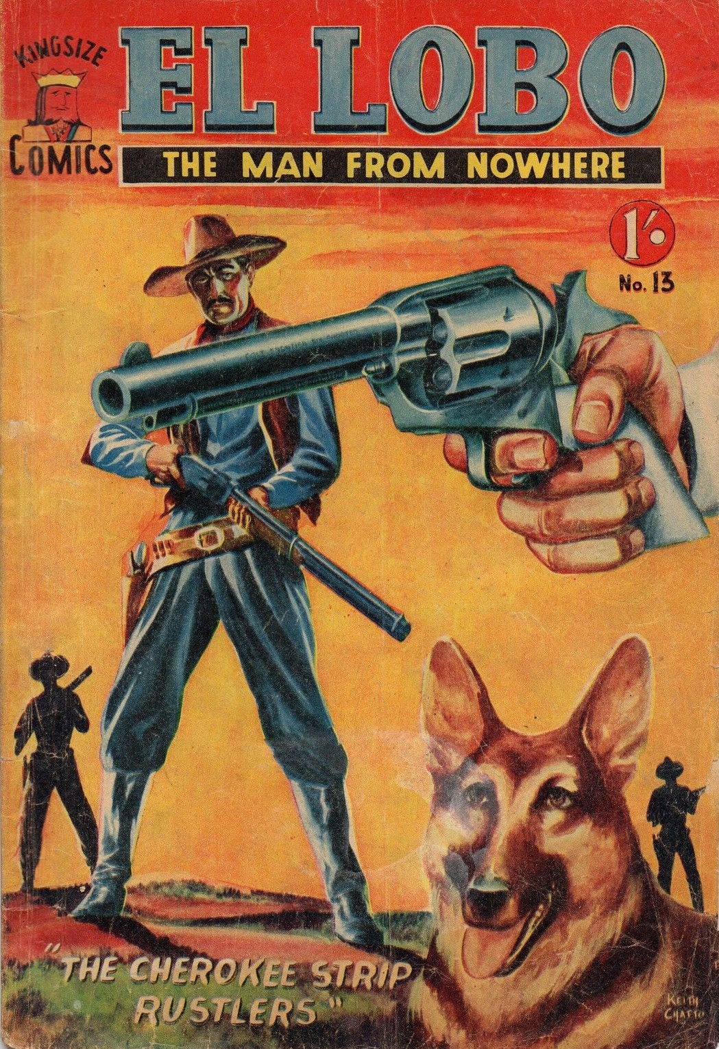 El Lobo the Man from Nowhere (Apache, 1956 series) #13 ([March 1958])