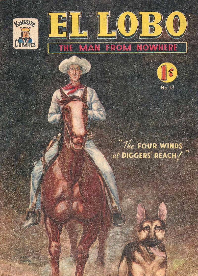 El Lobo the Man from Nowhere (Apache, 1956 series) #18 ([October 1958?])