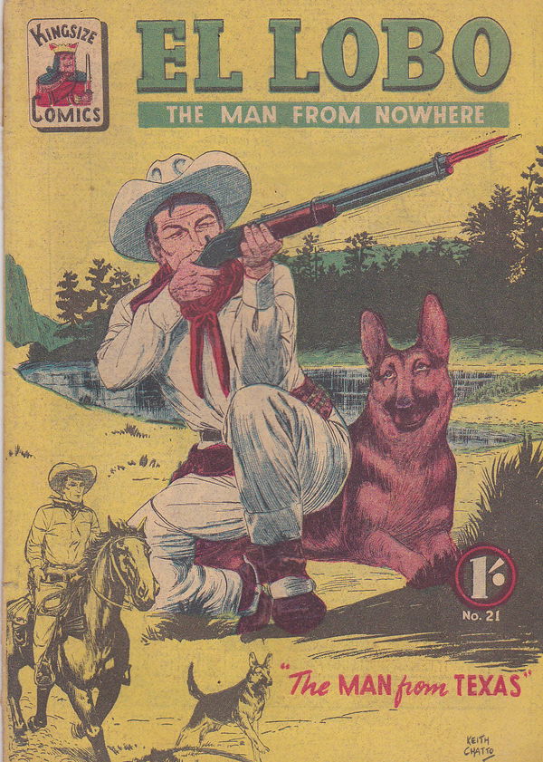 El Lobo the Man from Nowhere (Apache, 1956 series) #21 ([April 1959])