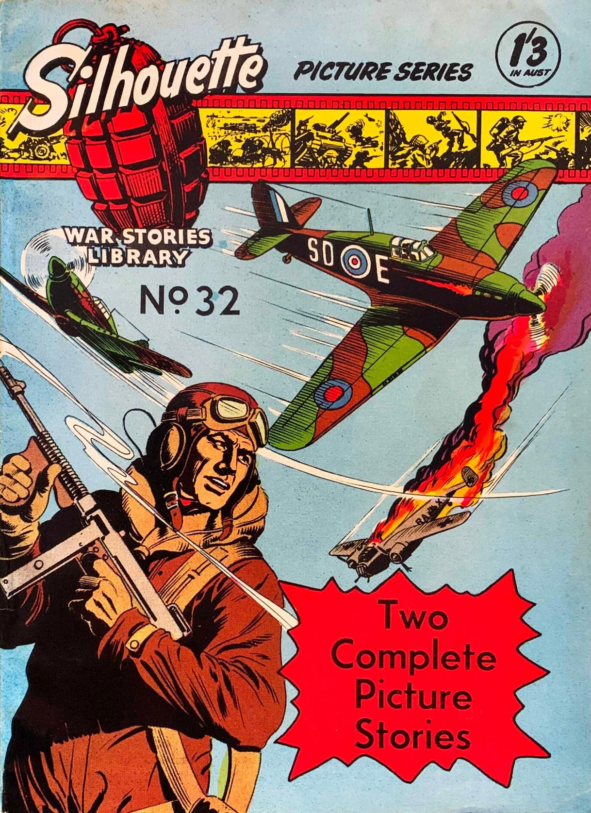 Silhouette War Stories Library (Reigate, 1961 series) #32 ([December 1963?])