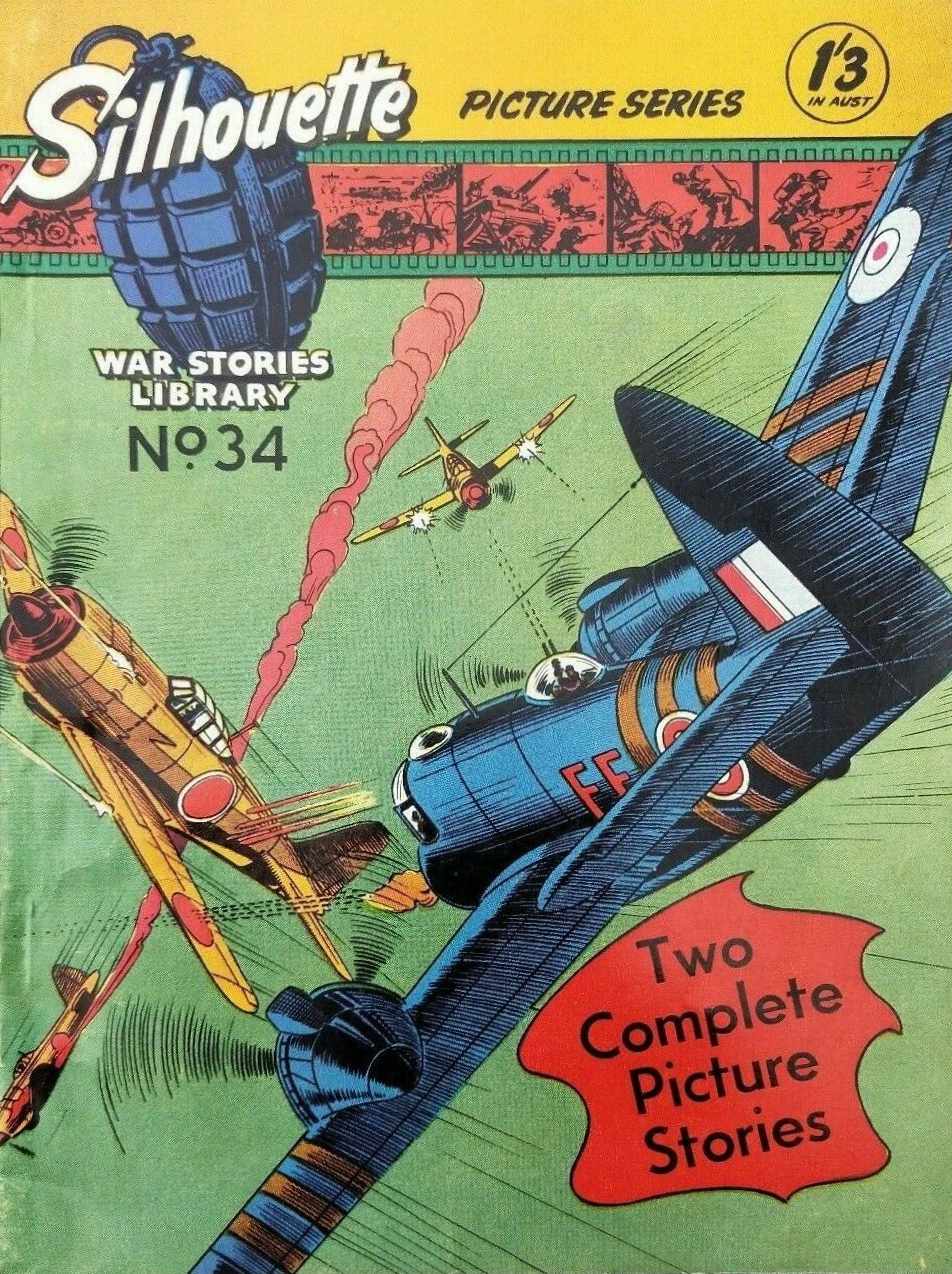 Silhouette War Stories Library (Reigate, 1961 series) #34 ([February 1964?])