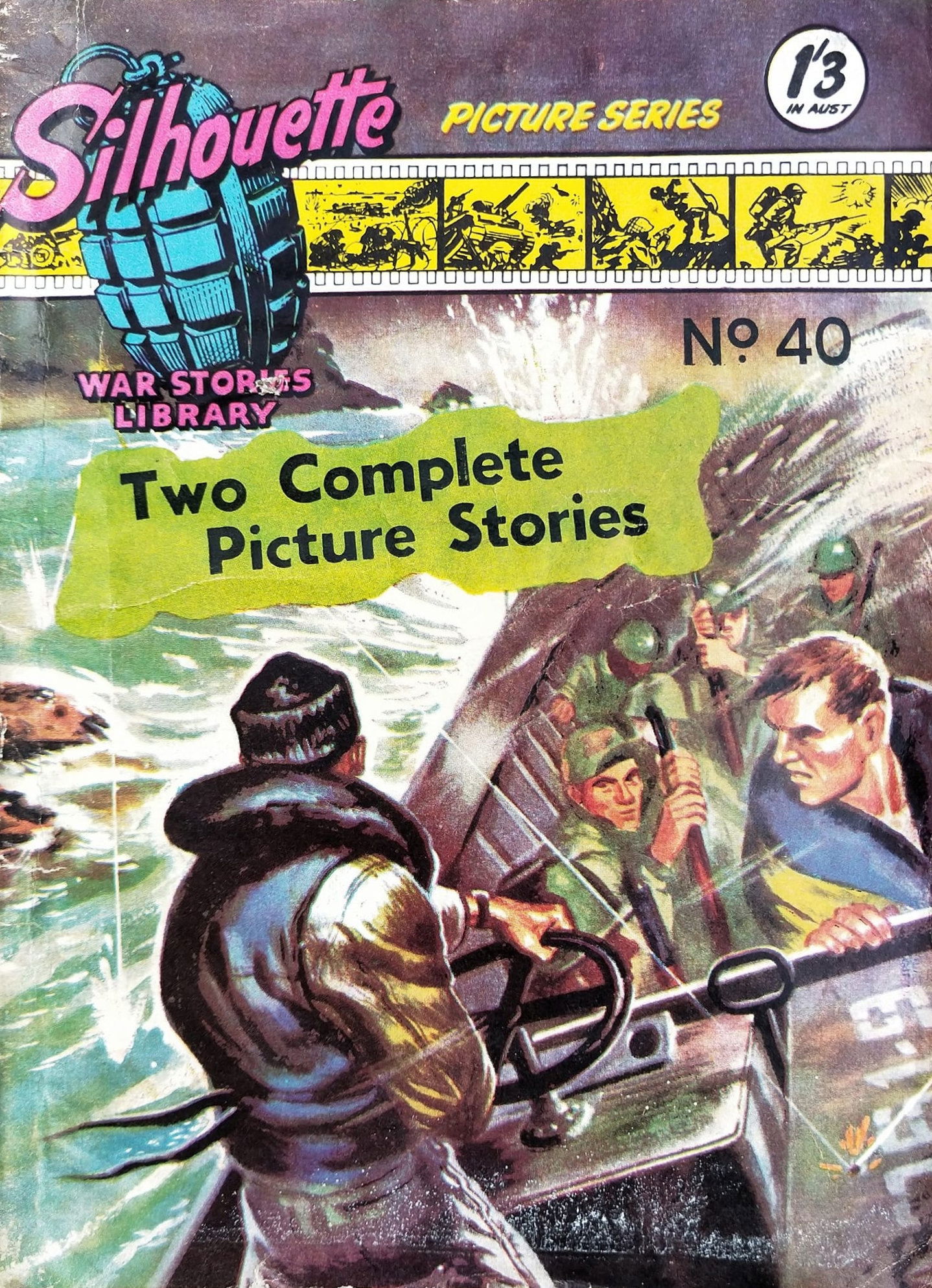 Silhouette War Stories Library (Reigate, 1961 series) #40 ([August 1964?])