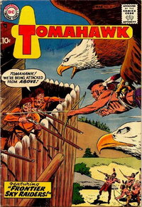 Tomahawk (DC, 1950 series)  #55 (March 1958) — Frontier Sky Raiders!