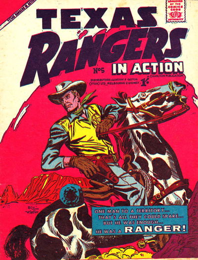 Texas Rangers in Action (New Century, 1956 series) #5 [1957?]