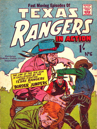 Texas Rangers in Action (New Century, 1956 series) #6 [1957?]