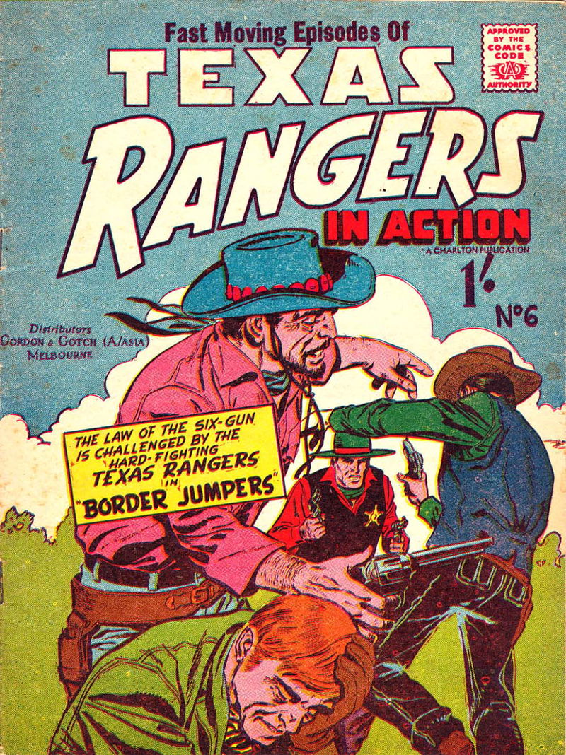 Texas Rangers in Action (New Century, 1956 series) #6 ([1957?])