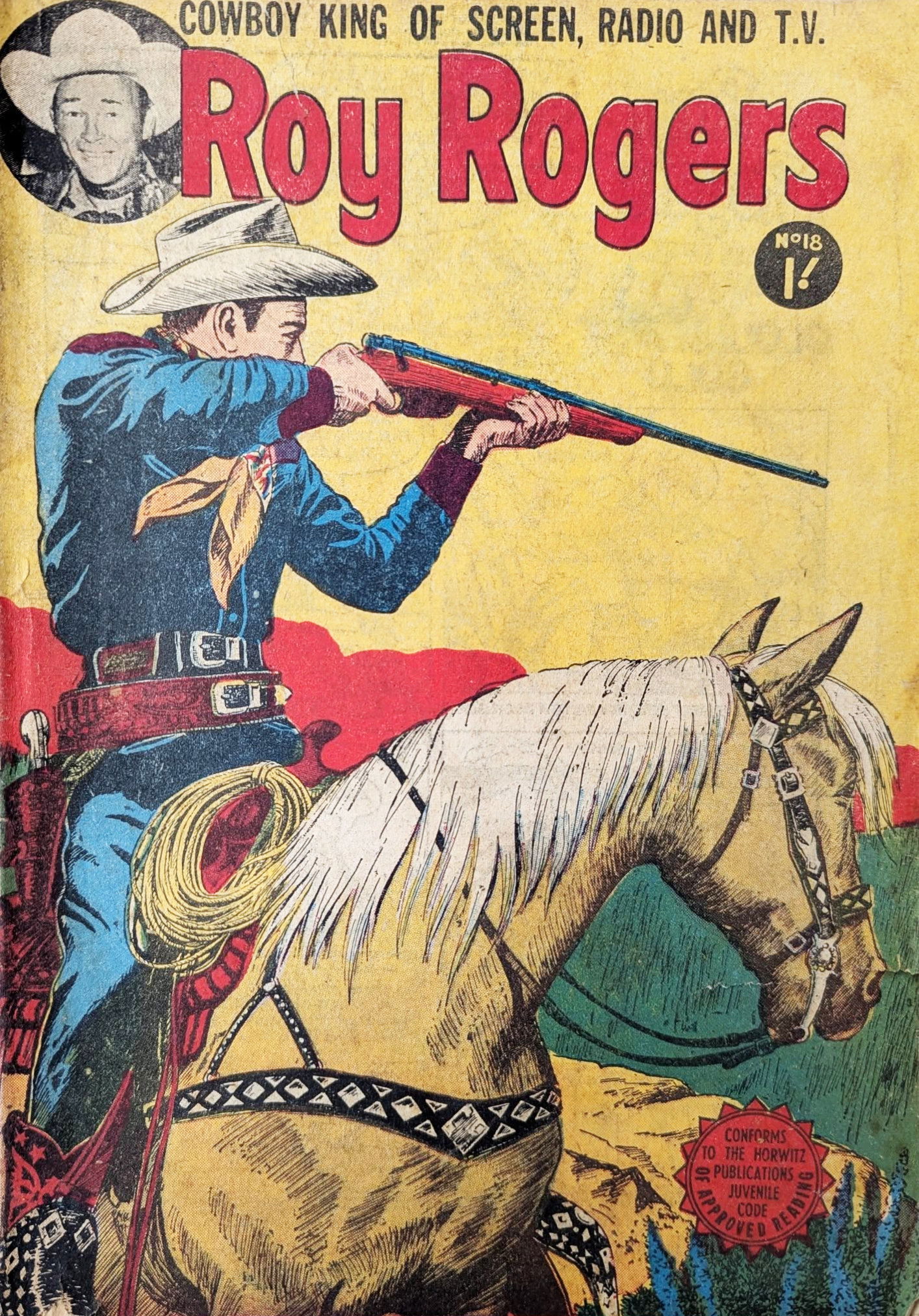 Roy Rogers (Horwitz, 1955 series) #18 ([October 1955?])