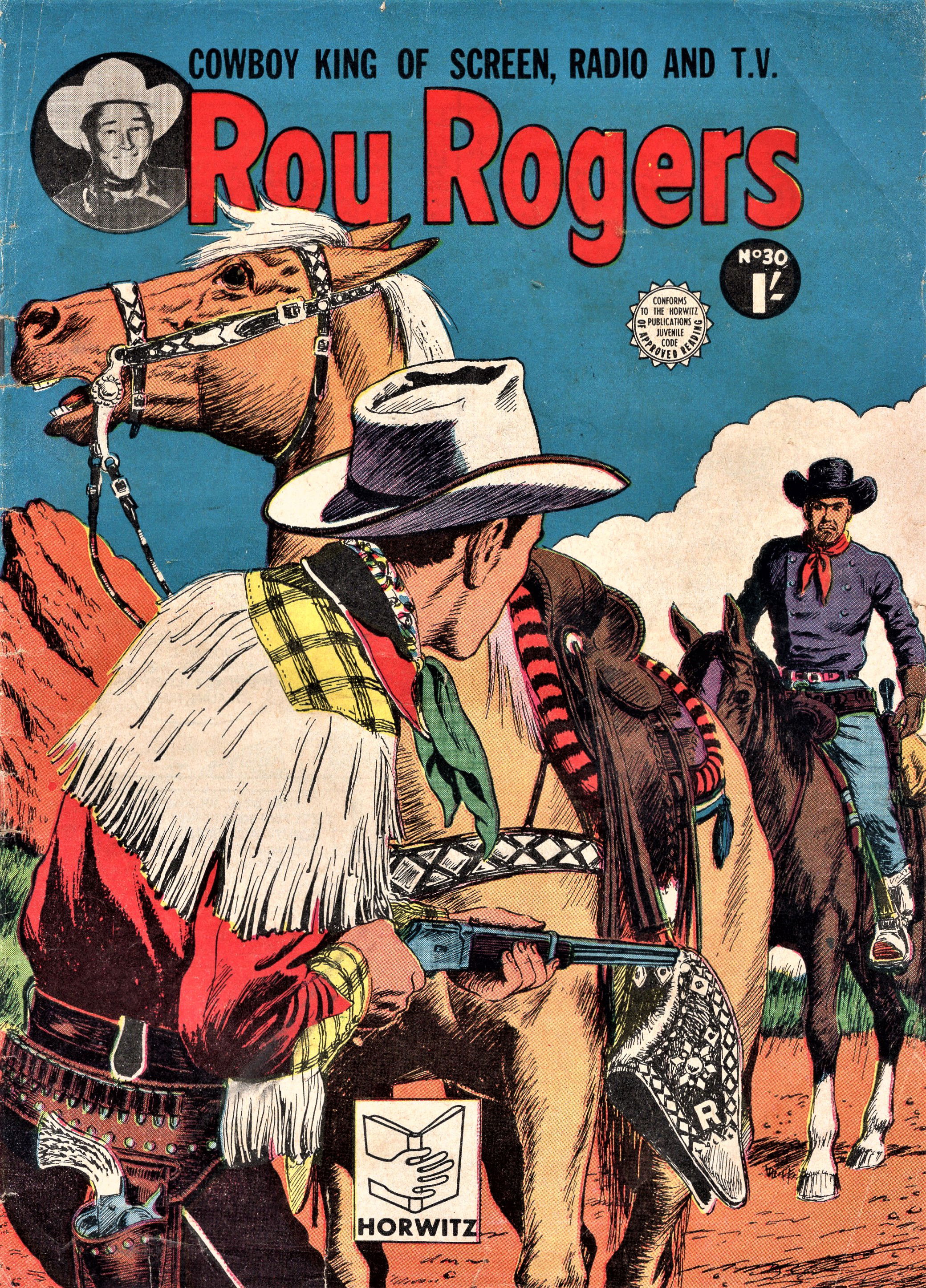 Roy Rogers (Horwitz, 1955 series) #30 (October 1956)