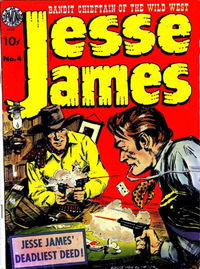 Jesse James (Avon, 1950 series) #4 July 1951