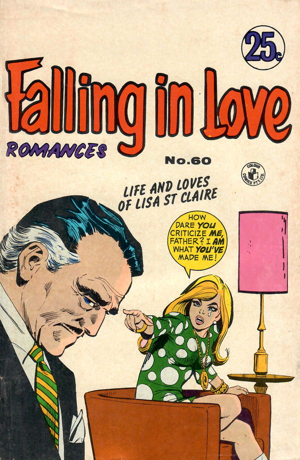 Falling in Love Romances (Colour Comics, 1958 series) #60 ([August 1970?])