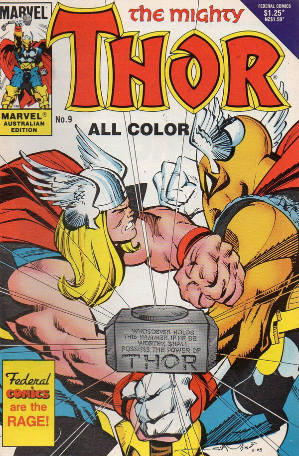 The Mighty Thor (Federal, 1984 series) #9 ([September 1985?])