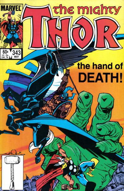 Thor (Marvel, 1966 series) #343 May 1984