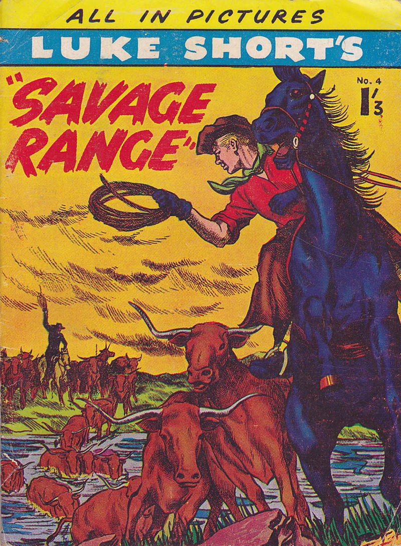 Luke Short's (Regal, 1959? series) #4 — Savage Range ([1959?])