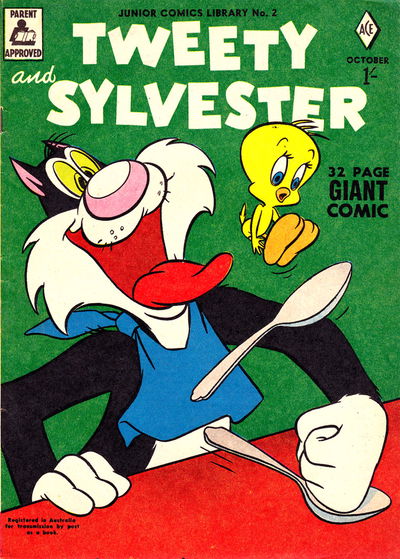 Junior Comics Library (Junior Readers, 1956 series) #2 — Tweety and Sylvester