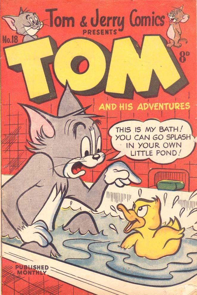 Tom & Jerry Comics Presents Tom and His Adventures (Rosnock, 1953 series) #18 — Tom and His Adventures ([December 1953])