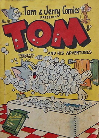 Tom & Jerry Comics Presents Tom and His Adventures (Rosnock, 1953 series) #20 (February 1954)