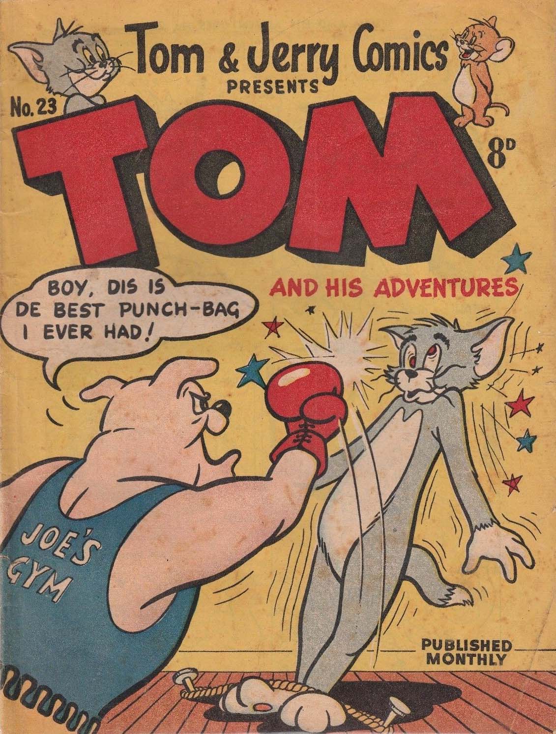 Tom & Jerry Comics Presents Tom and His Adventures (Rosnock, 1953 series) #23 — Tom and His Adventures ([May 1954])