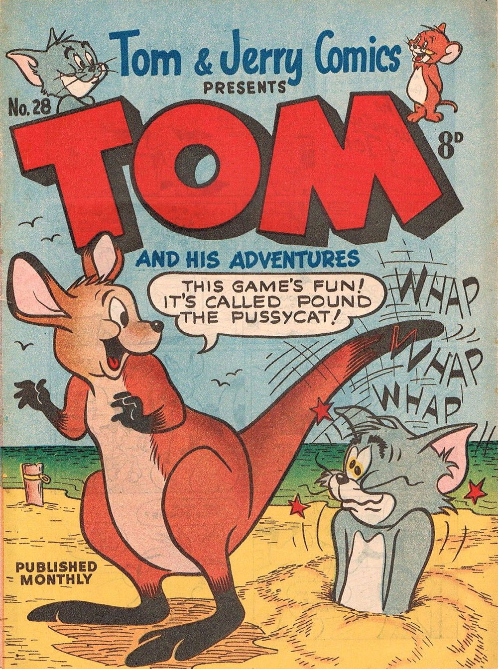 Tom & Jerry Comics Presents Tom and His Adventures (Rosnock, 1953 series) #28 — Presents Tom and His Adventures ([October 1954])