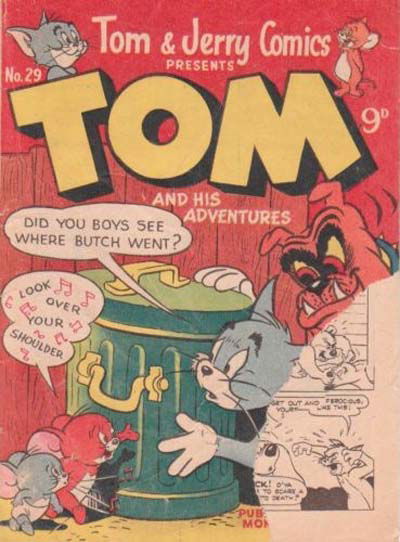 Tom & Jerry Comics Presents Tom and His Adventures (Rosnock, 1953 series) #29 — Tom and His Adventures (November 1954)