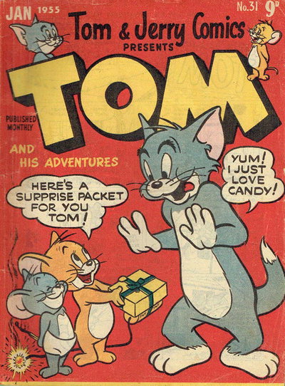 Tom & Jerry Comics Presents Tom and His Adventures  #31 (January 1955)