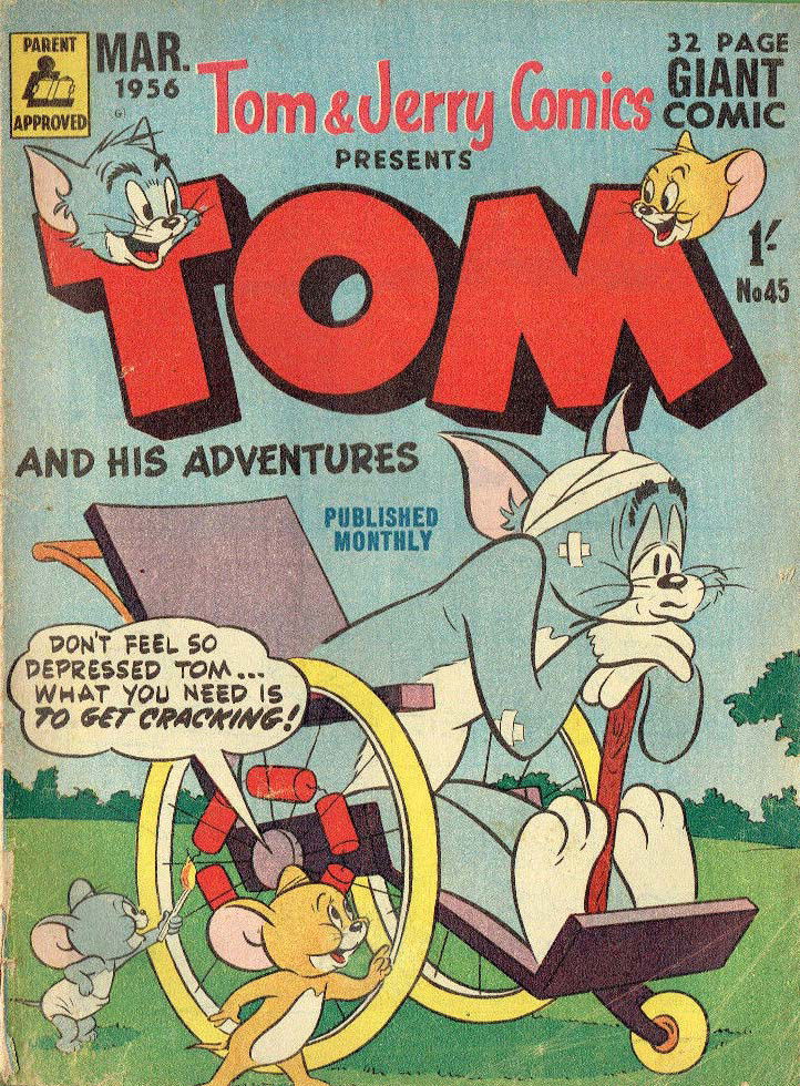 Tom & Jerry Comics Presents Tom and His Adventures (Rosnock, 1953 series) #45 — Tom & Jerry Comics Presents Tom and His Adventures (March 1956)