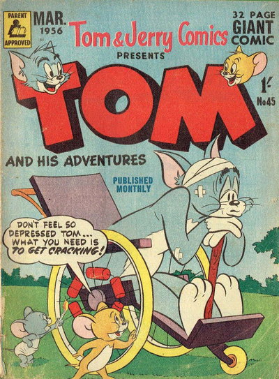 Tom & Jerry Comics Presents Tom and His Adventures  #45 (March 1956)