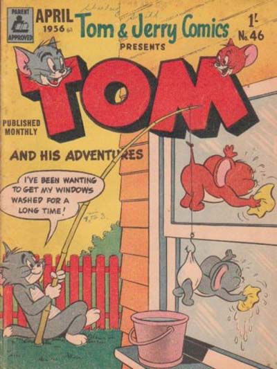 Tom & Jerry Comics Presents Tom and His Adventures (Rosnock, 1953 series) #46 — Tom and His Adventures (April 1956)