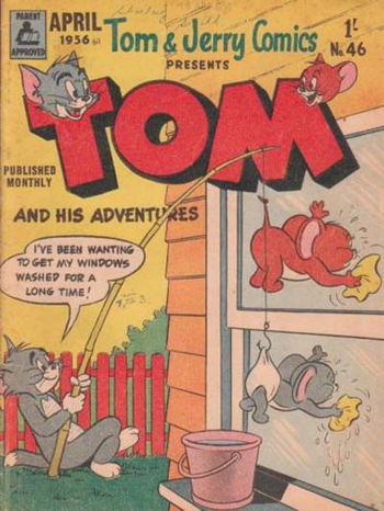 Tom & Jerry Comics Presents Tom and His Adventures (Rosnock, 1953 series) #46 (April 1956) —Tom and His Adventures