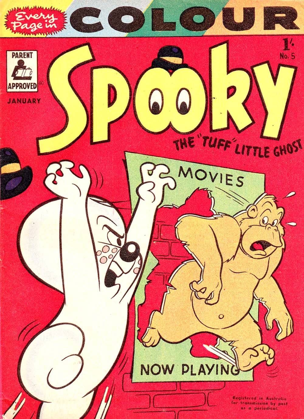 Spooky the "Tuff" Little Ghost (Red Circle, 1956 series) #5 (January 1957)