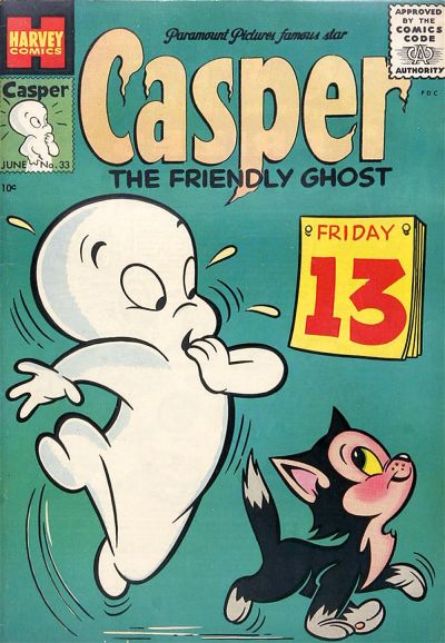 Casper the Friendly Ghost (Harvey, 1952 series) #33 (June 1955)