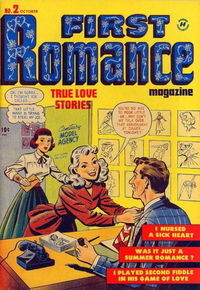 First Romance Magazine (Harvey, 1949 series) #2 October 1949