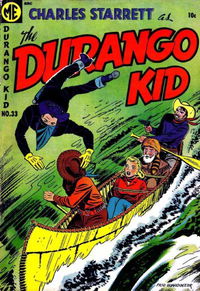 Charles Starrett as the Durango Kid (Magazine Enterprises, 1949 series) #33 December 1954