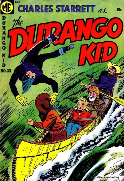 Charles Starrett as the Durango Kid (Magazine Enterprises, 1949 series) #33 (December 1954)
