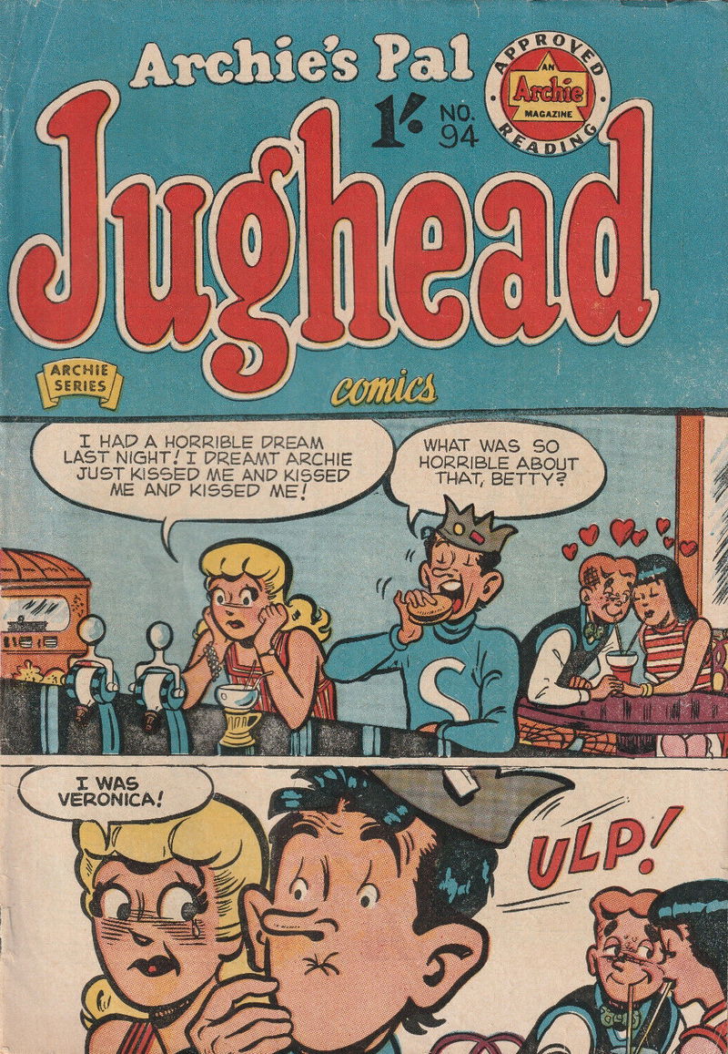 Archie's Pal Jughead Comics (Archie, 1954? series) #94 ([November 1957?])