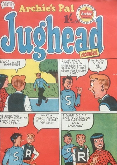Archie's Pal Jughead Comics  #96 ([January 1958?])