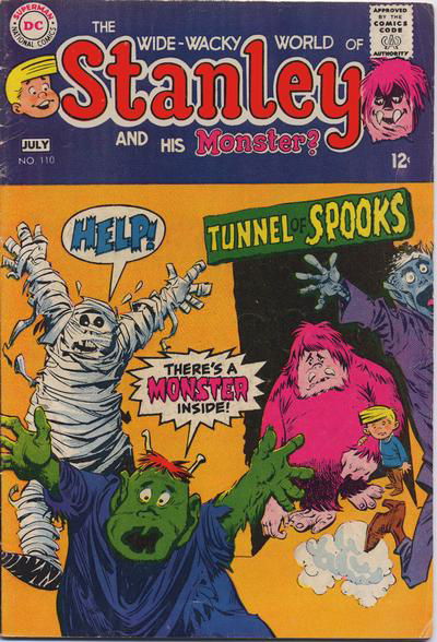Stanley and His Monster (DC, 1968 series) #110 (June-July 1968)