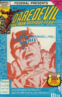 Daredevil the Man Without Fear! (Federal, 1984 series) #5