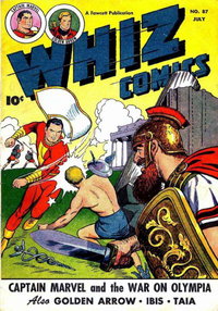 Whiz Comics (Fawcett, 1940 series)  #87 (July 1947) — Untitled