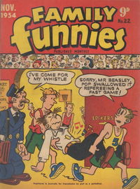 Family Funnies (ANL, 1953 series) #22 November 1954