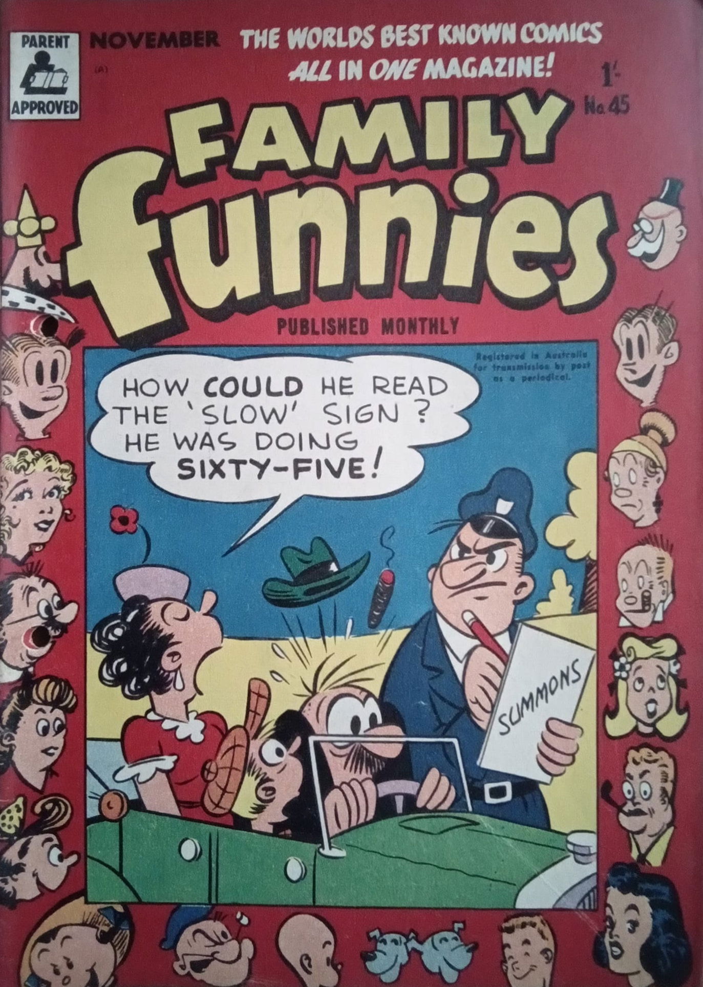 Family Funnies (ANL, 1953 series) #45 (November 1956)