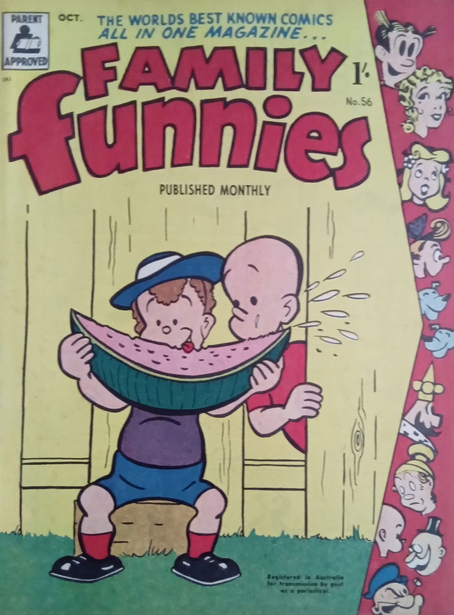 Family Funnies (ANL, 1953 series) #56 (October 1957)