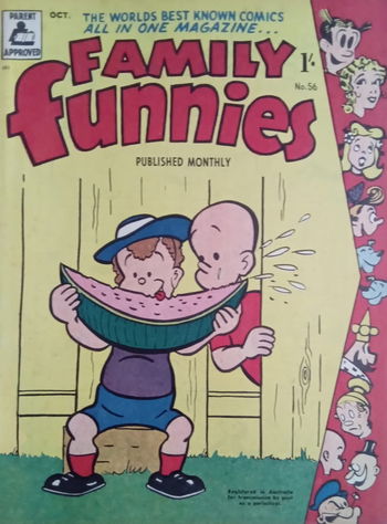 Family Funnies (ANL, 1953 series) #56 (October 1957)