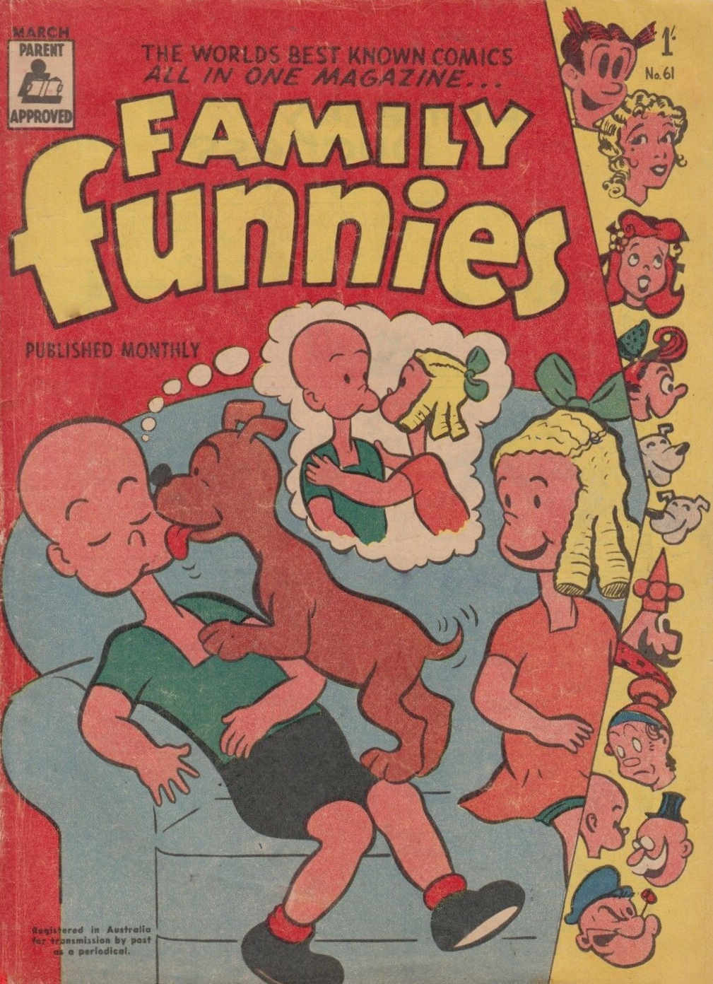Family Funnies (ANL, 1953 series) #61 (March 1958)