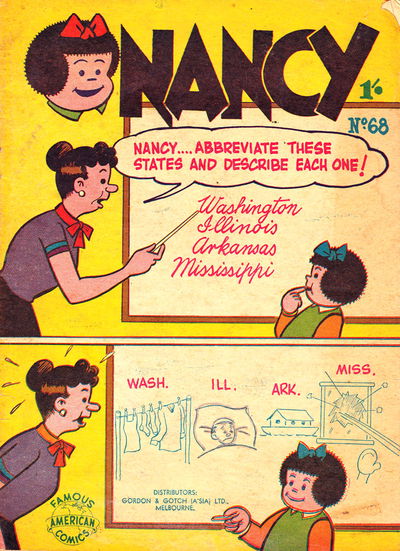 Nancy (New Century, 1952 series) #68 [January 1958?]