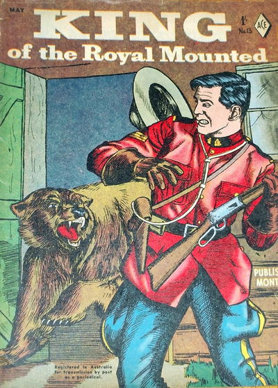 King of the Royal Mounted (Junior Readers, 1957 series) #13 May 1958