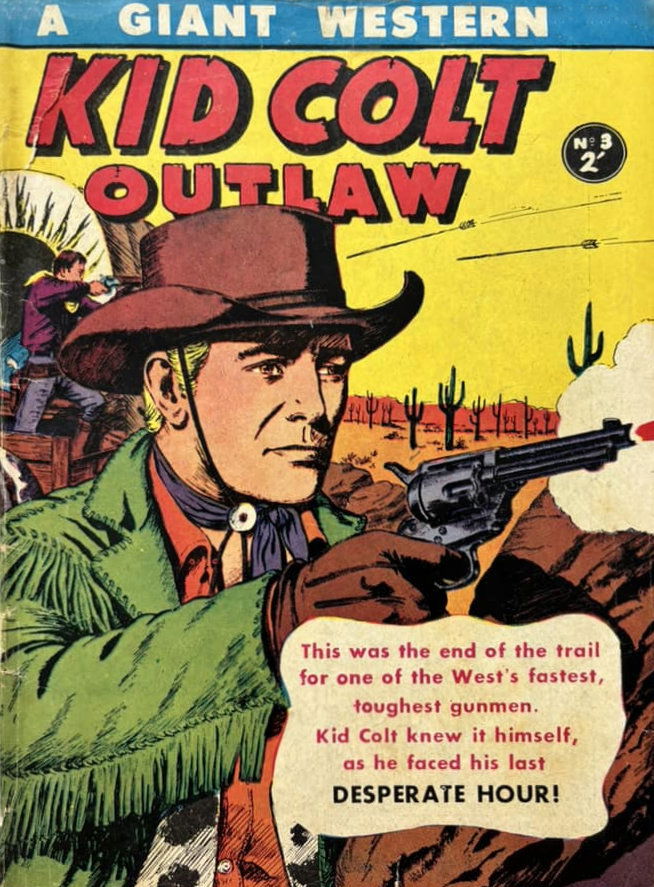 Kid Colt Outlaw: a Giant Western (Horwitz, 1958 series) #3 ([August 1958])