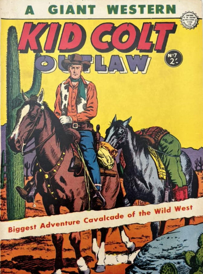 Kid Colt Outlaw: a Giant Western (Horwitz, 1958 series) #7 ([February 1959?])