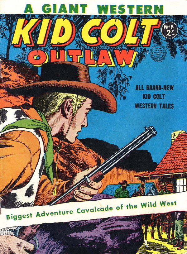 Kid Colt Outlaw: a Giant Western (Horwitz, 1958 series) #8 ([March 1959?])